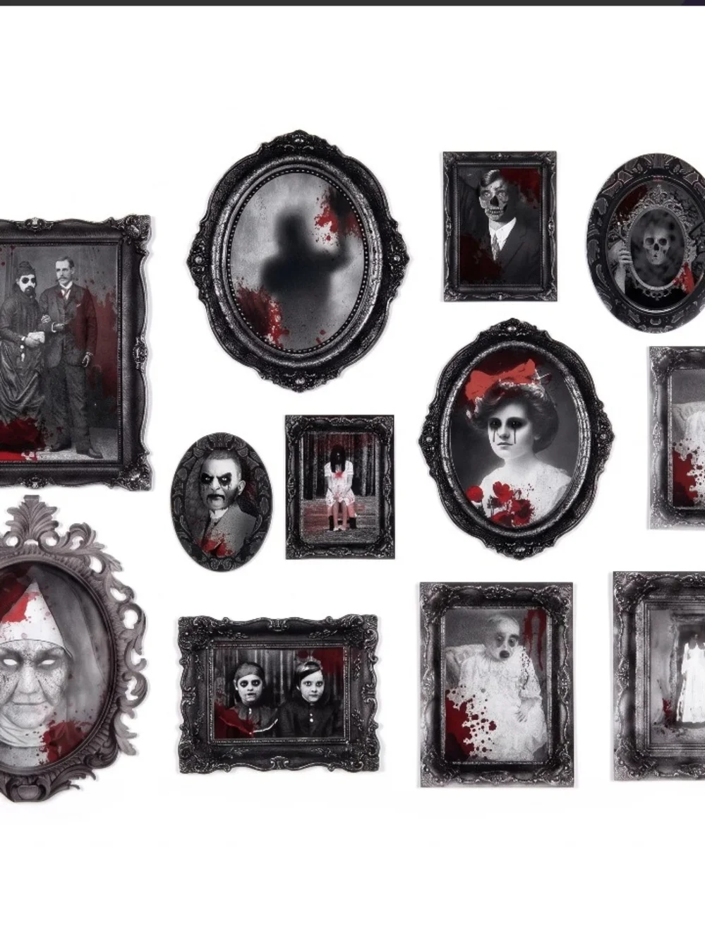 Amscan Dark Manor Halloween Frame Cutouts (30 Pieces) - New In Sealed Pack
